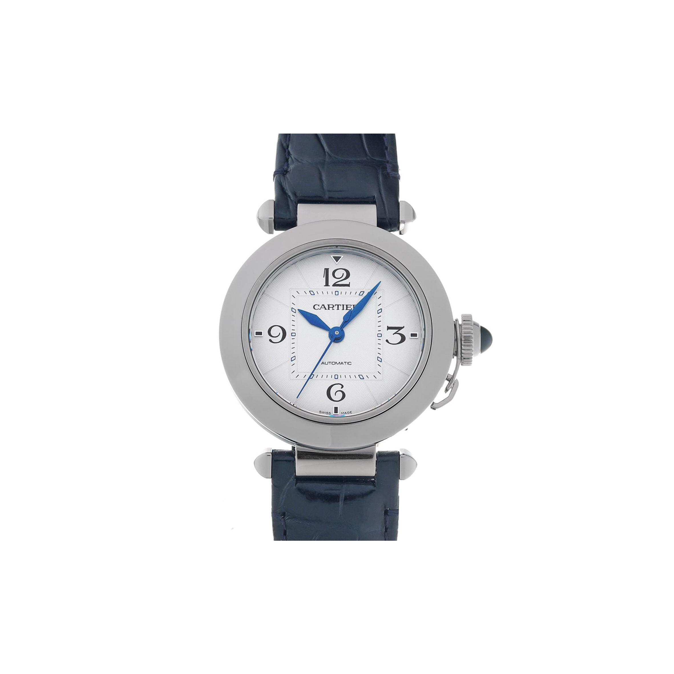 CARTIER PASHA DO SILVER DIAL 35MM WATCH WSPA0012